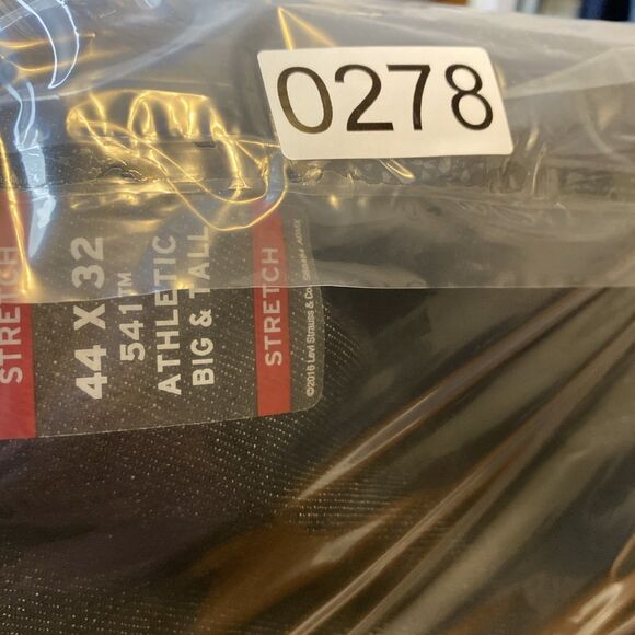 Levi's jeans men's 44x32 blue dark raw 541 athletic big tall NWT‎ - Picture 13 of 13